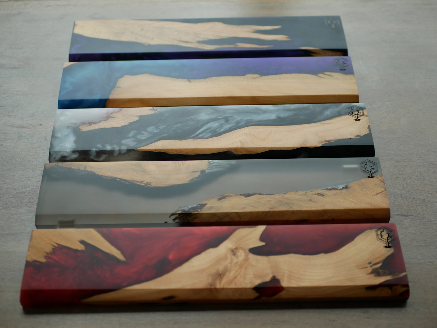 [In-Stock] Wood & Epoxy Resin Wrist Rest (Standalone) (USD$270)
