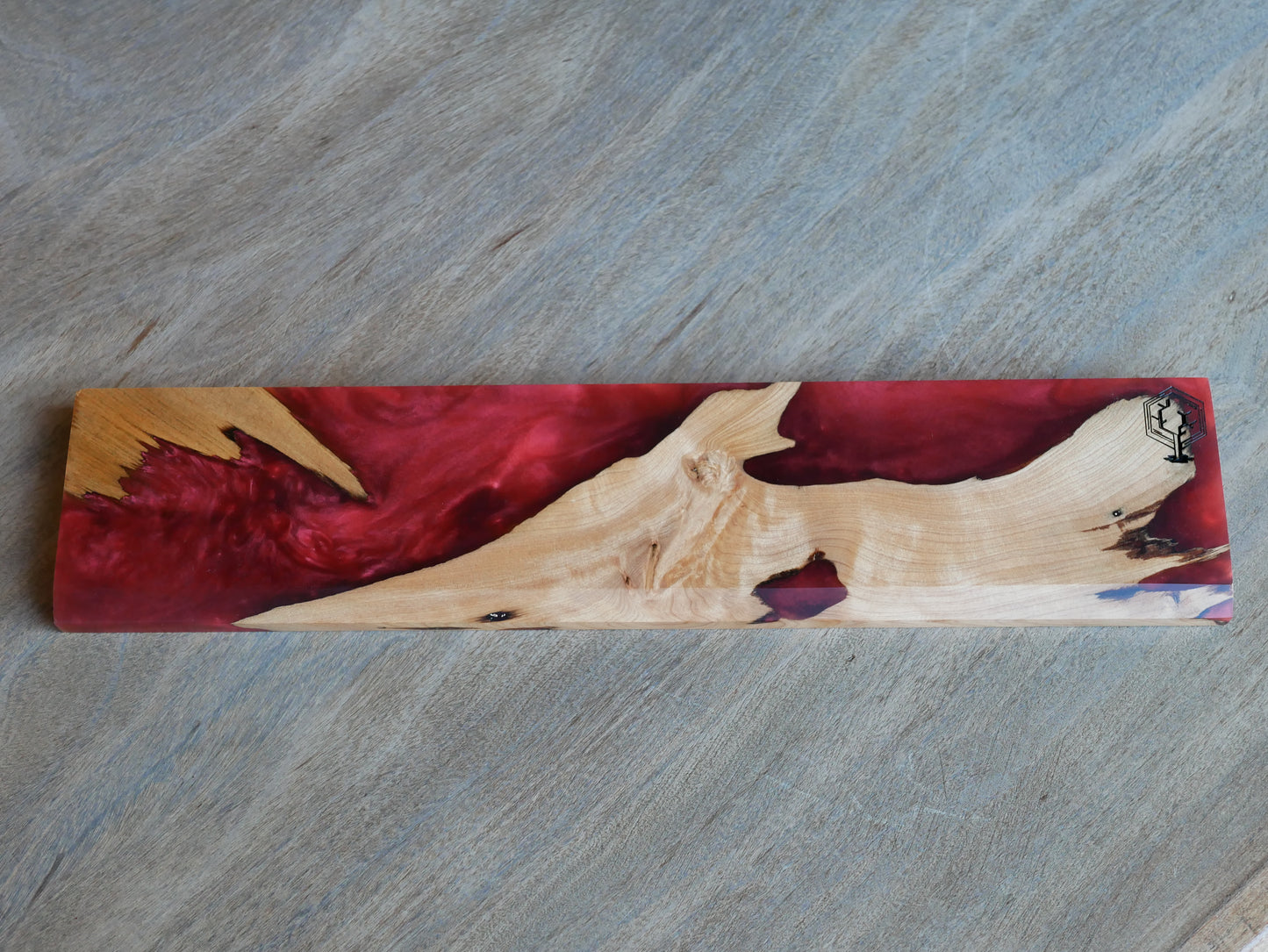 [In-Stock] Wood & Epoxy Resin Wrist Rest (Standalone) (USD$270)