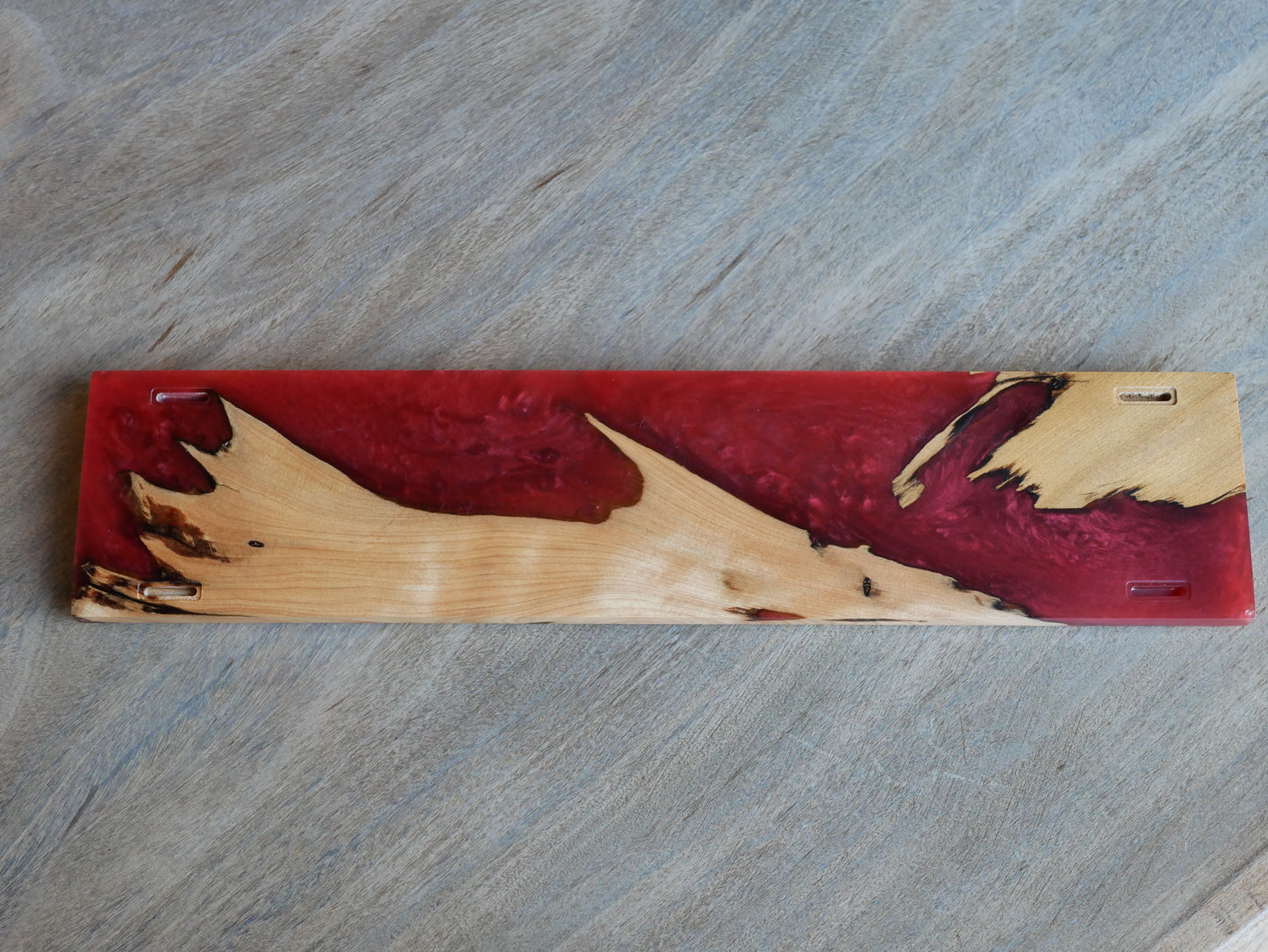 [In-Stock] Wood & Epoxy Resin Wrist Rest (Standalone) (USD$270)