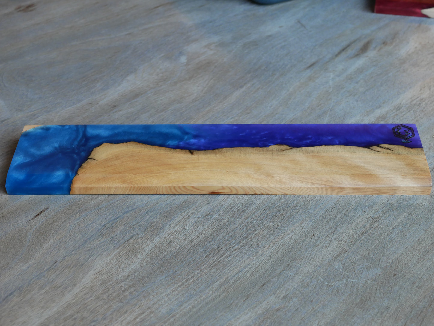 [In-Stock] Wood & Epoxy Resin Wrist Rest (Standalone) (USD$270)